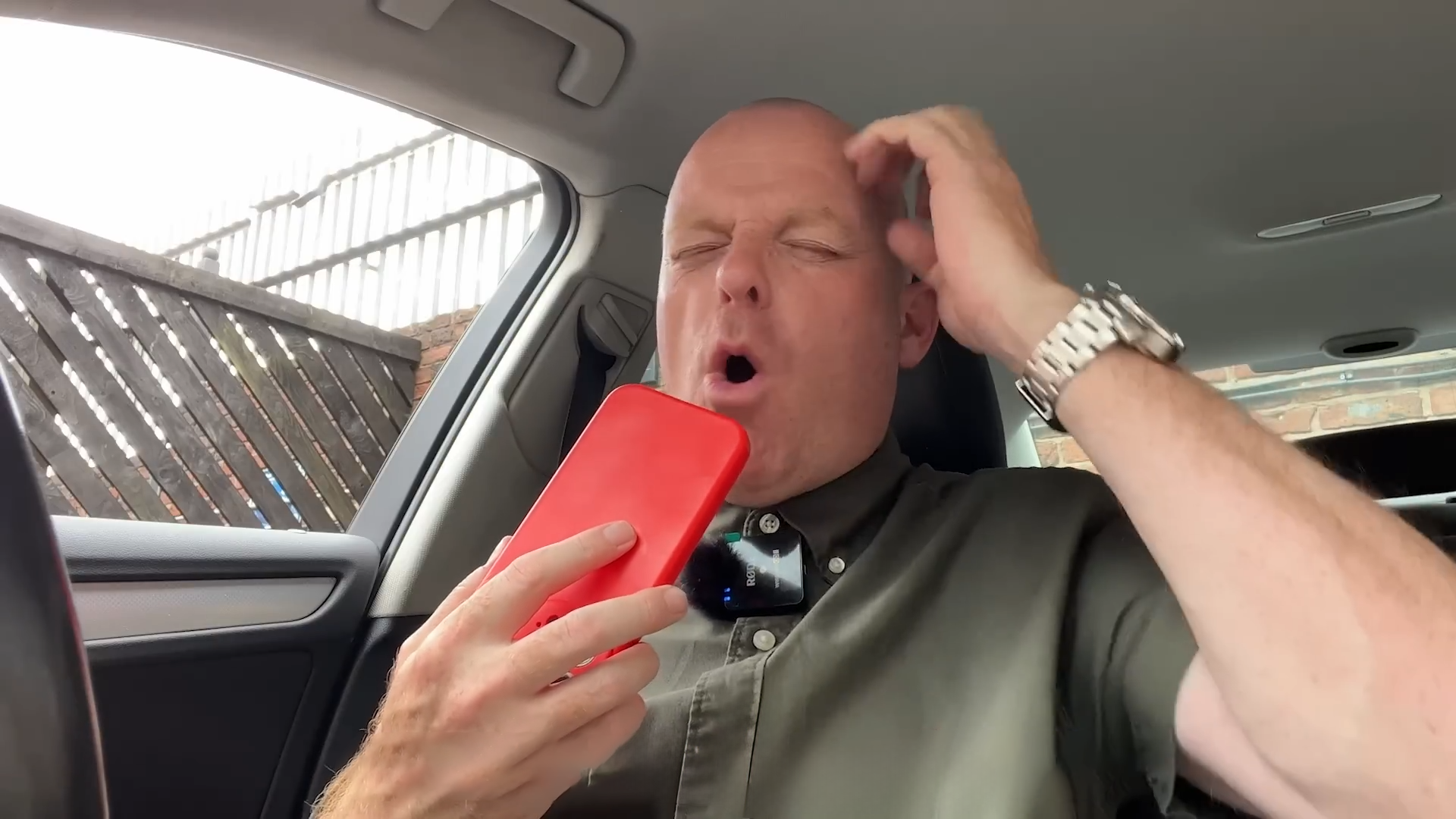 A phone call completely disrupts a network office