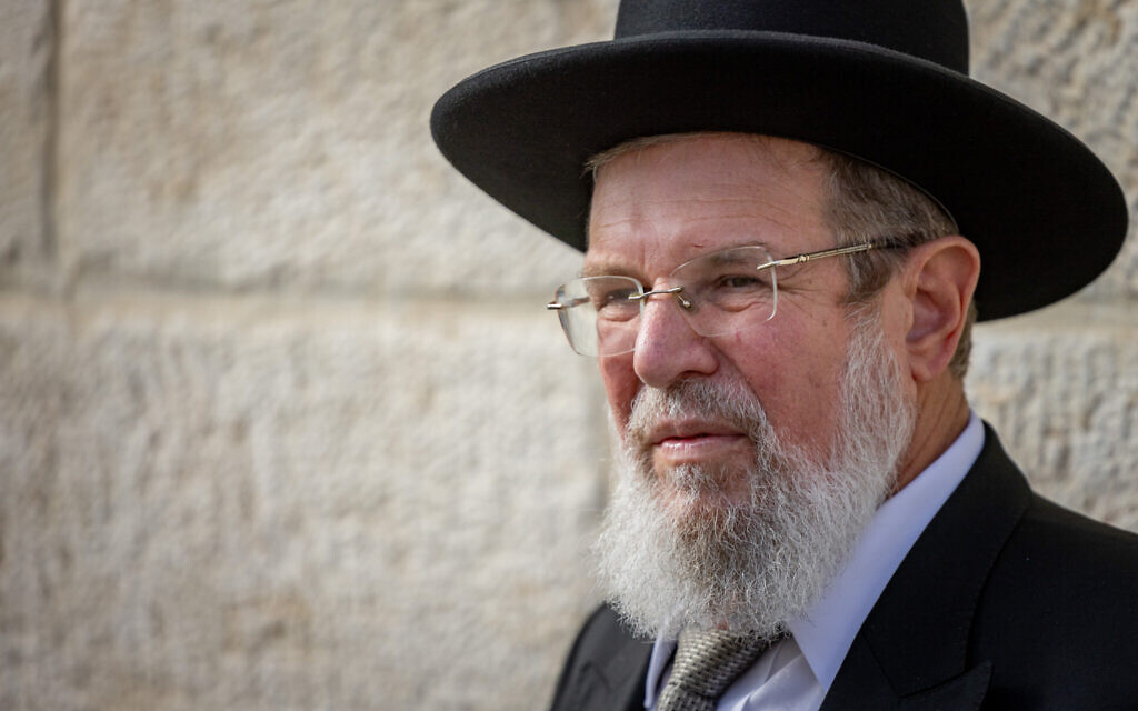 Chief rabbi condemns rioting after Haredi mob attacks High Court judge ...