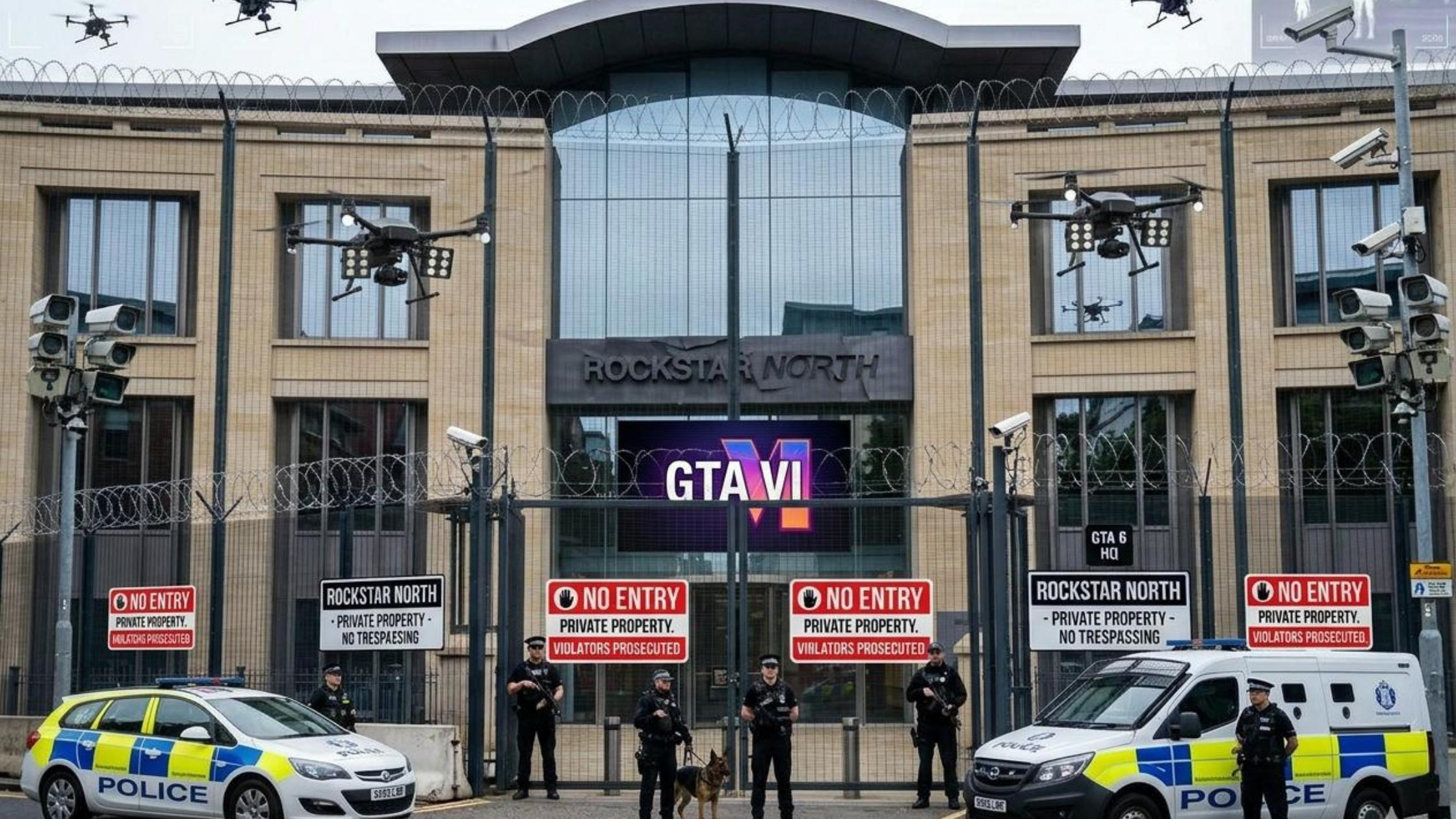 GTA 6 HQ under 24/7 security, surveillance, and police patrols: Why ...