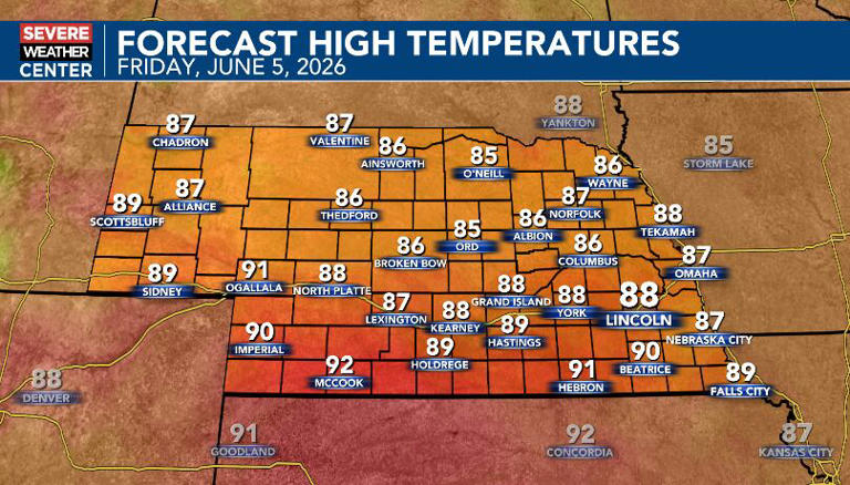 Severe thunderstorms possible today and Friday