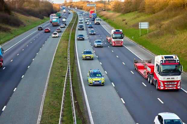 Teenager arrested after police chase on A1(M) in North Yorkshire in ...