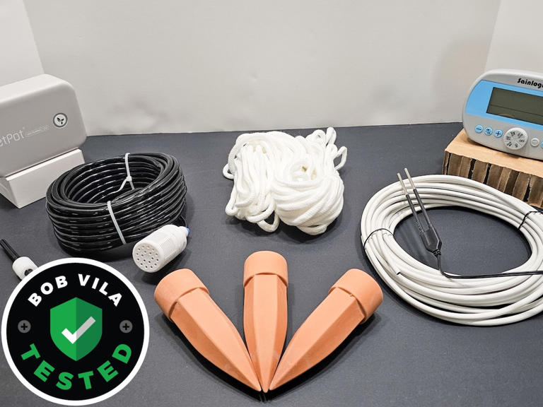 We tested automatic plant waterers—these kept our plants alive