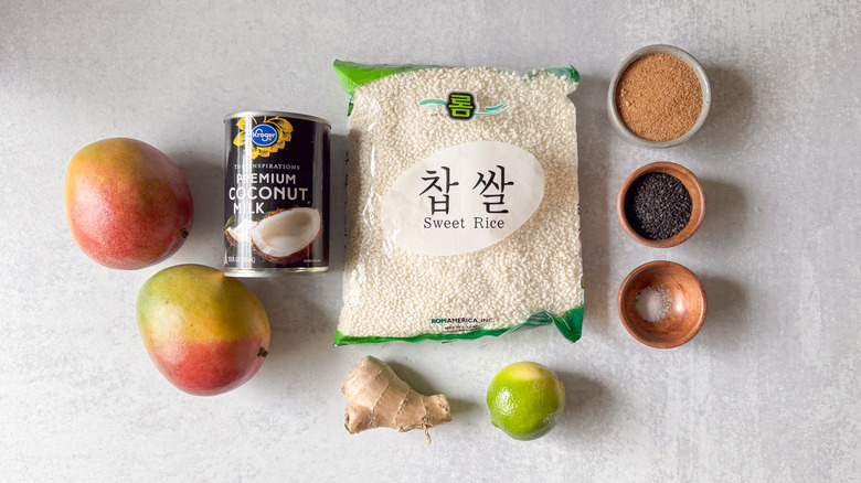 Shortcut mango sticky rice recipe