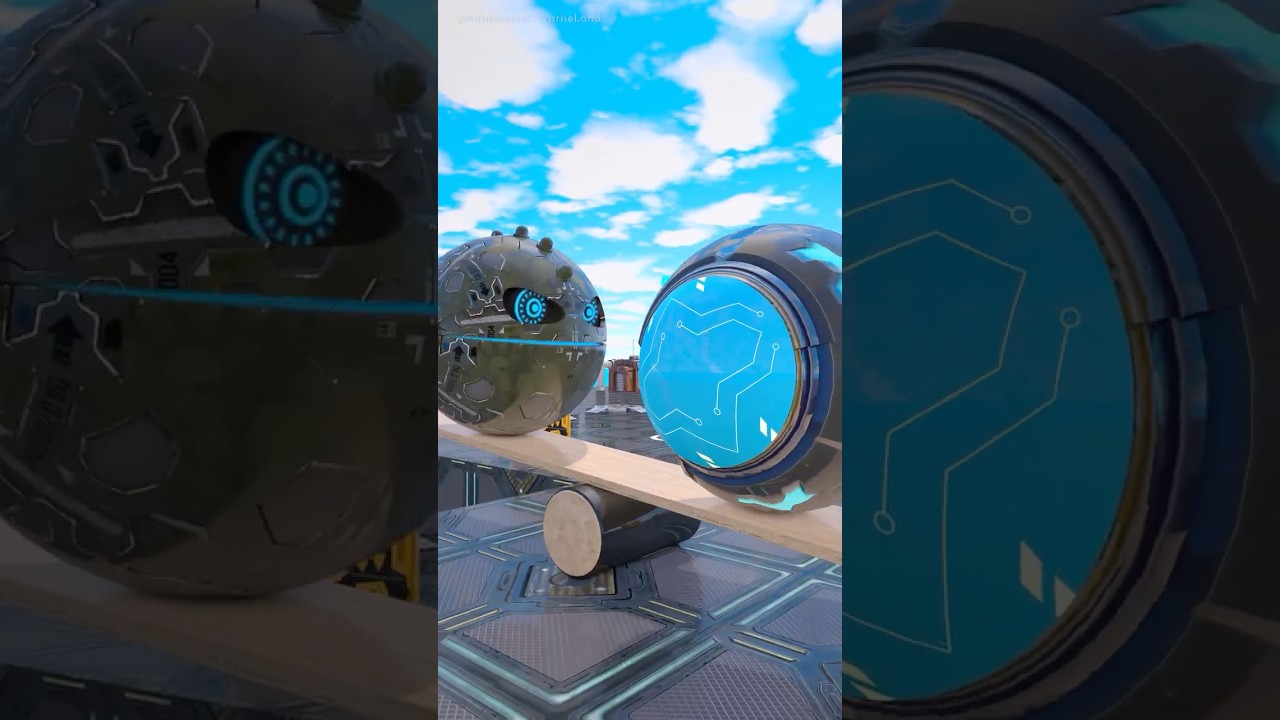 Pacman robots face off on a balance board 🤖⚖️