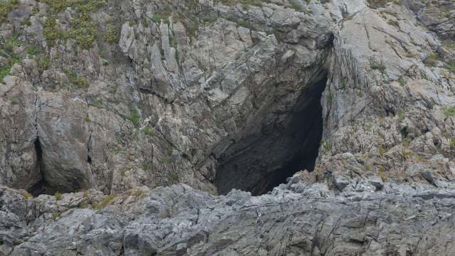 Mysterious red stripes in Welsh cave dismissed for decades are now ...