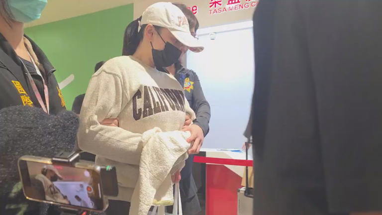 「太陽花女王」劉喬安押解回台! 機場上銬畫面曝光