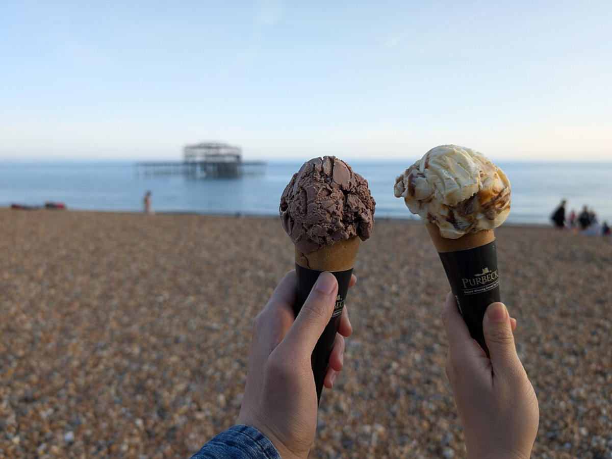 In 1904, an ice cream vendor ran out of dishes, which led to the ...