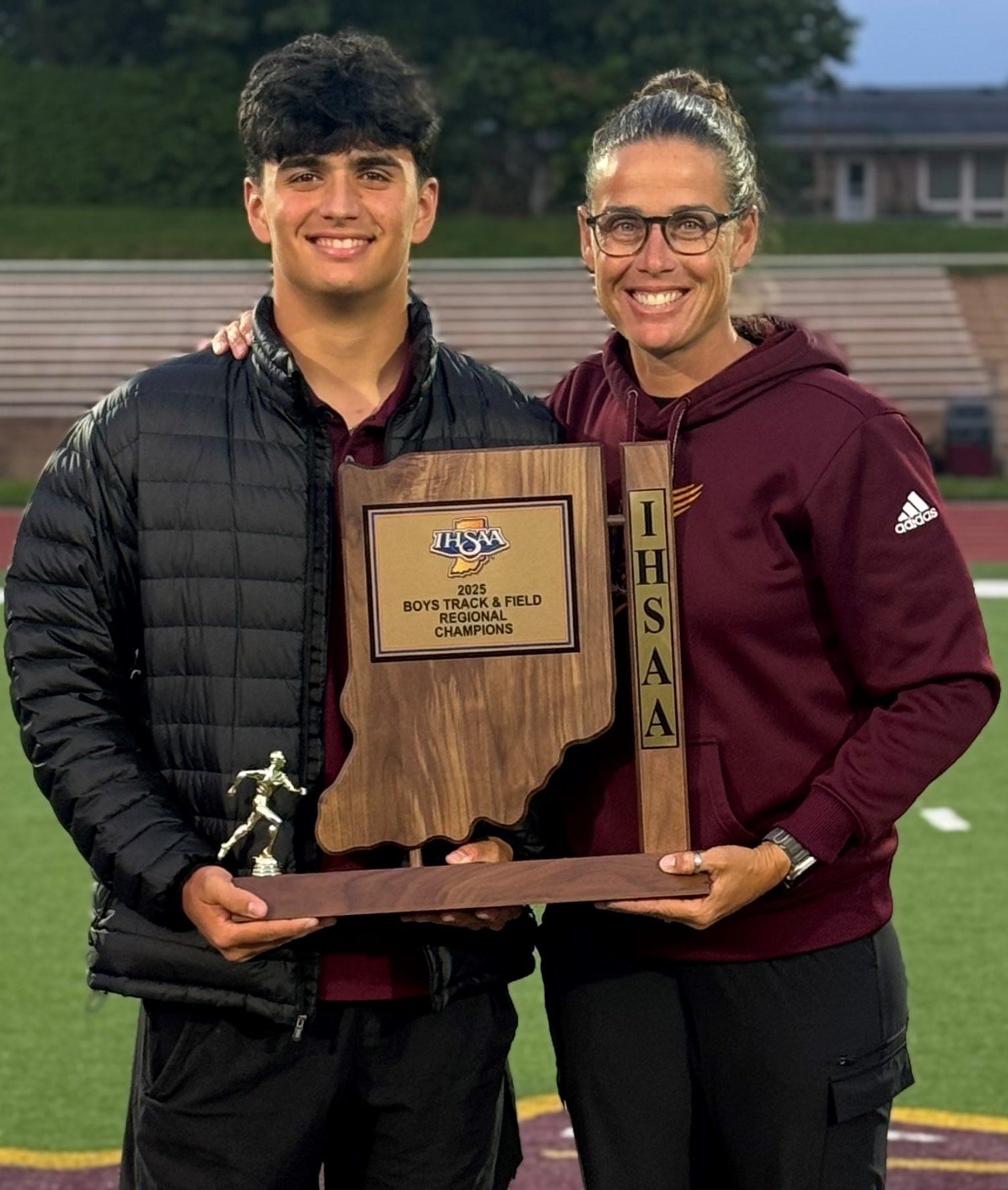 Indiana track star following mom's footsteps as an Army athlete