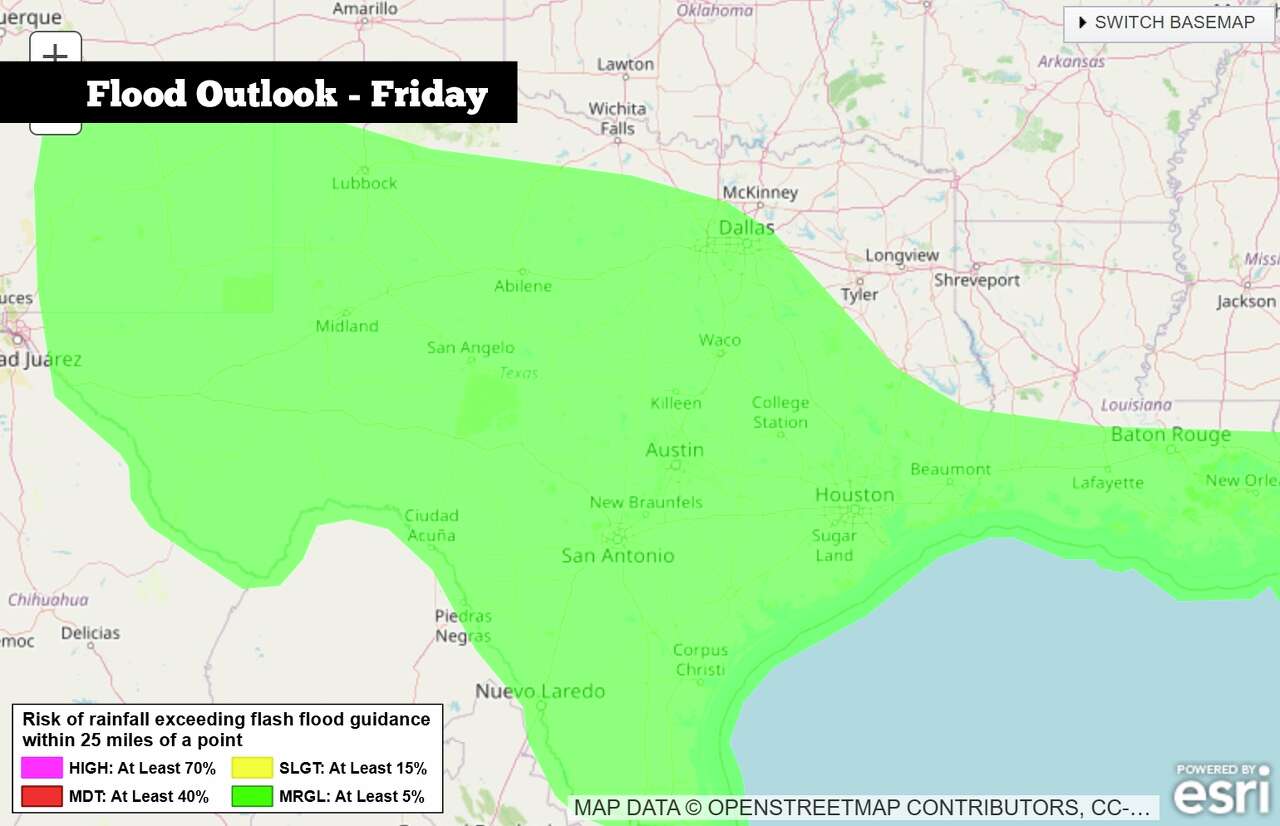 Flash flood threat developing in South Texas by Friday. Here's what to ...