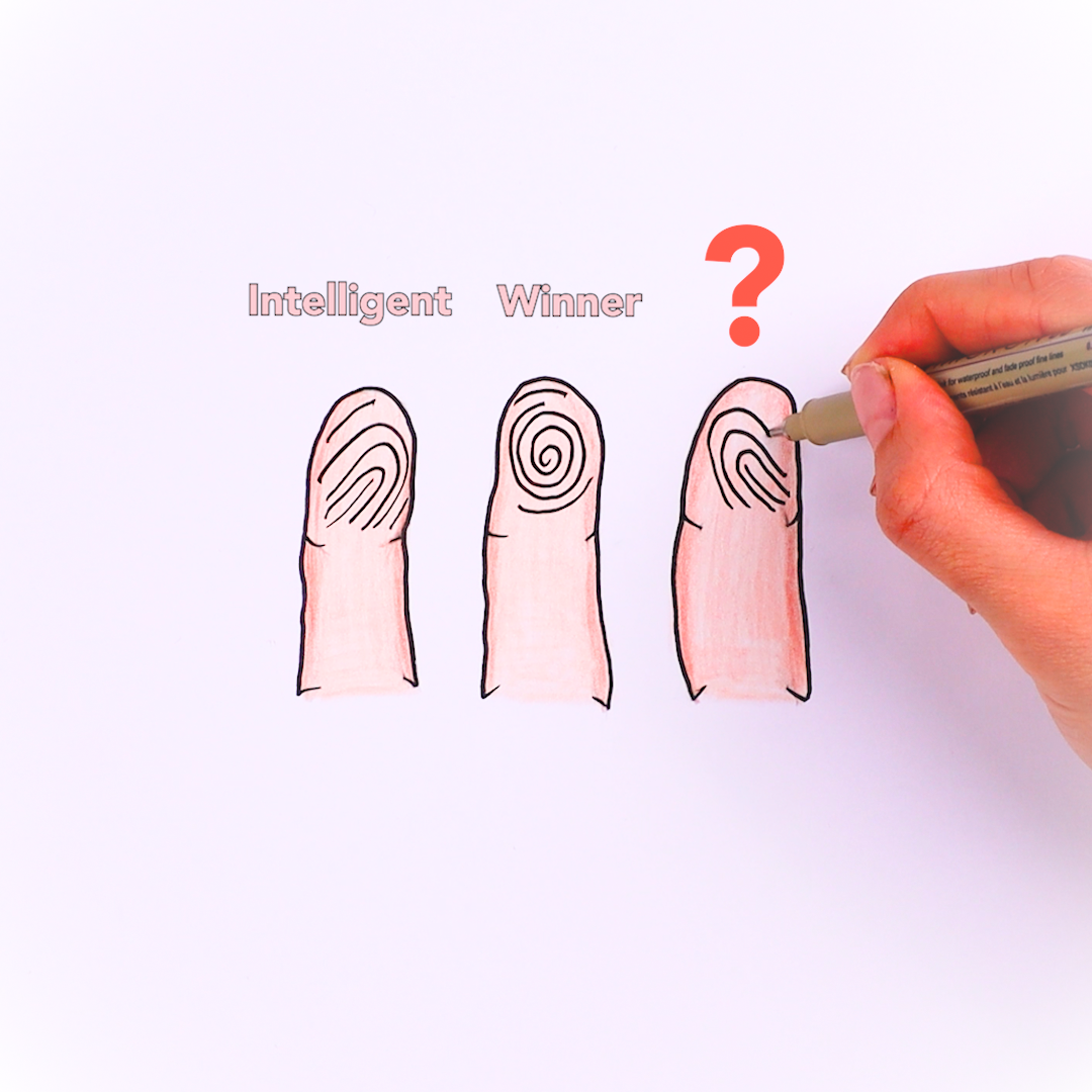 Finger lines reveal hidden personality traits 🧐