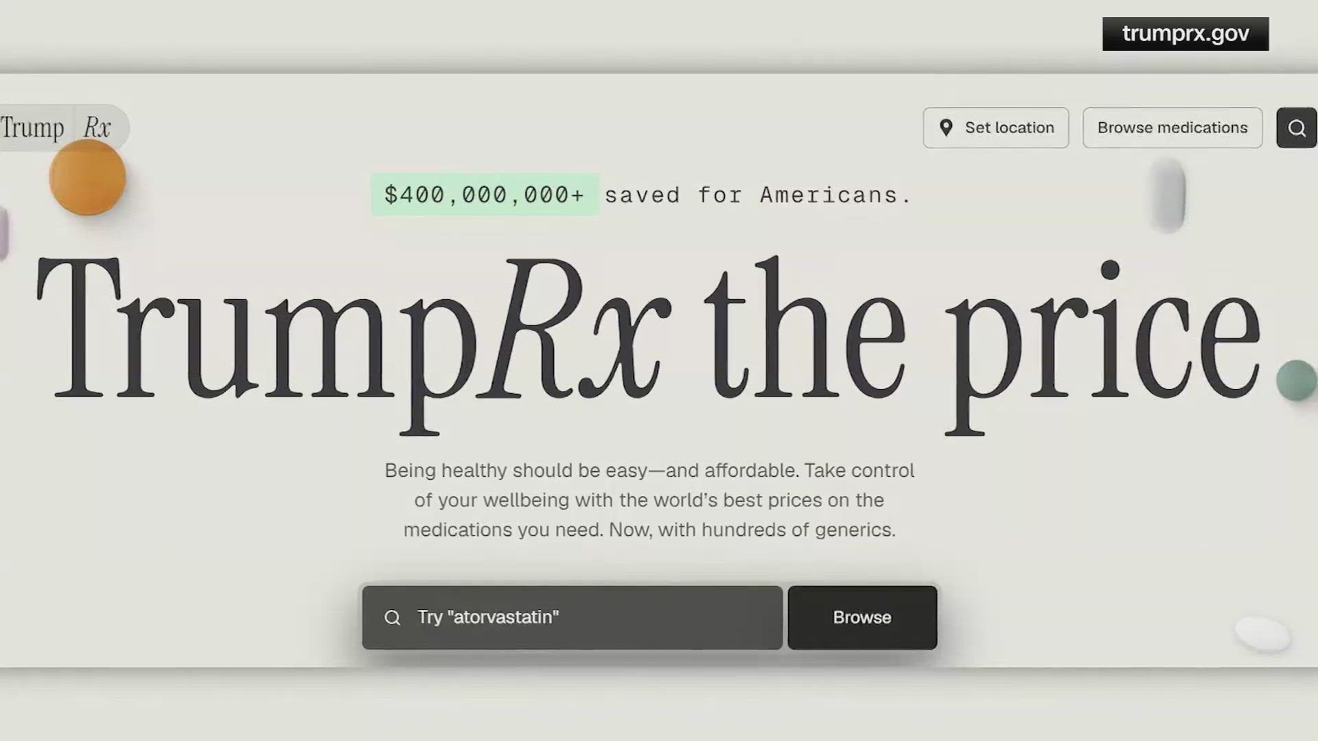 Trump administration expands TrumpRx prescription drug platform
