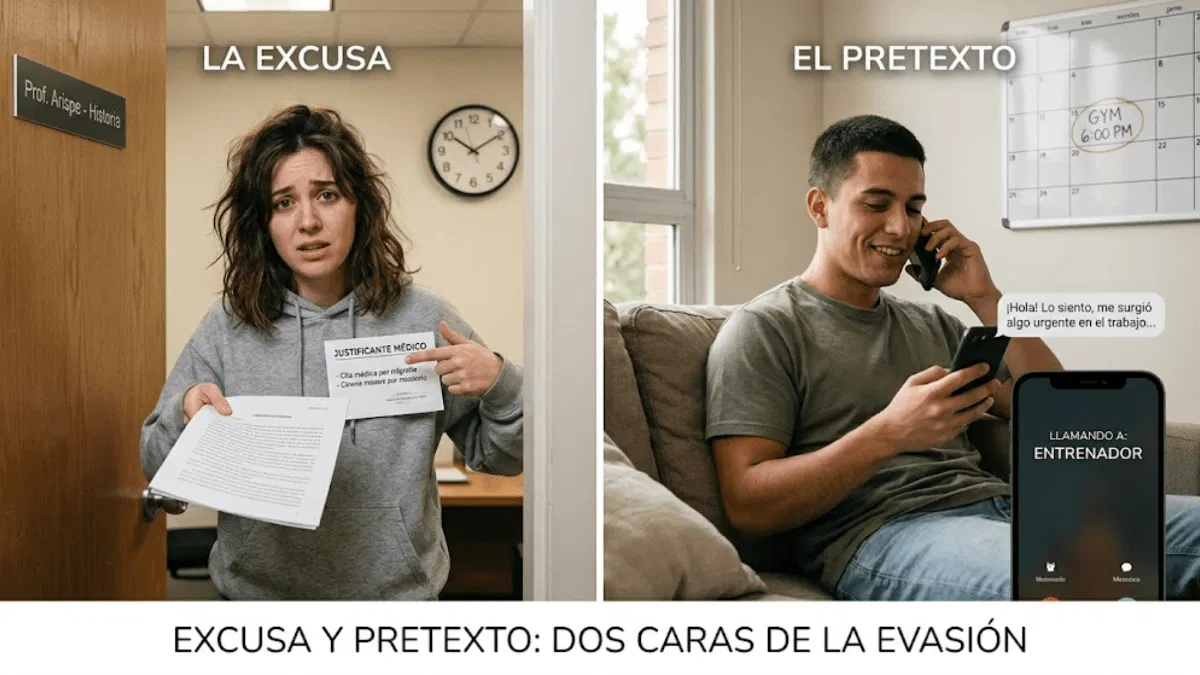 El reinado de la excusa y el pretexto
