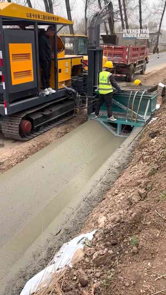 Automated canal construction