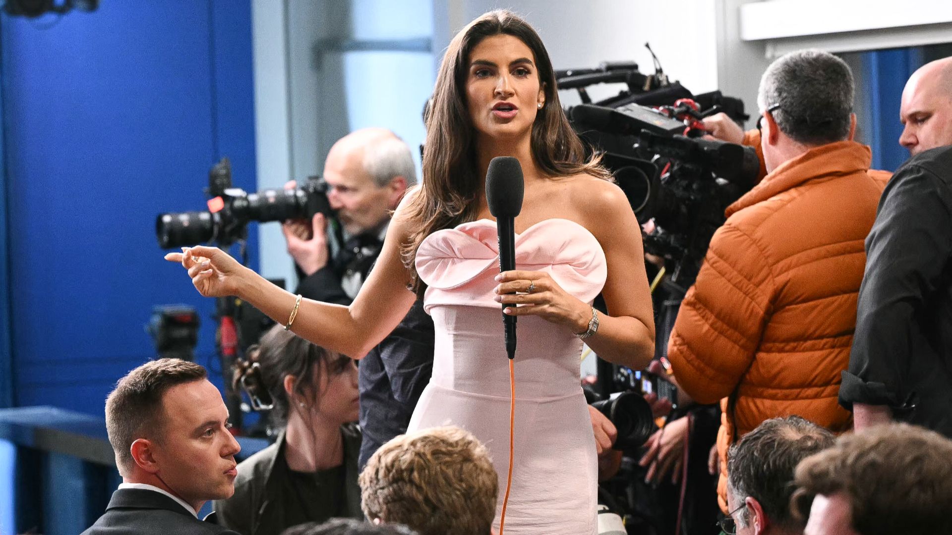 Trump tells CNN’s Kaitlan Collins she “never smiles” and orders her to ...