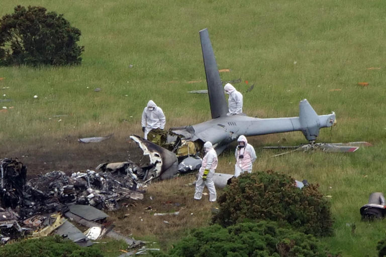Three Royal Navy helicopter crash victims named as Healey pays tribute