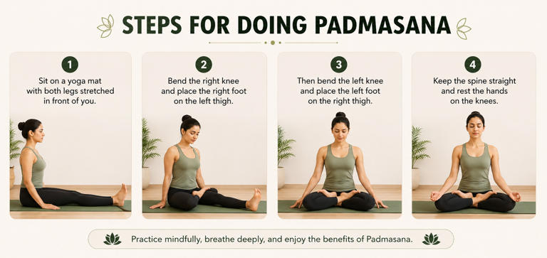 Benefits of padmasana: How lotus pose supports physical and mental health
