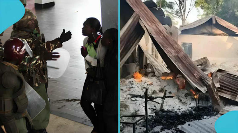 Authorities arrest 10 senior high school students for allegedly setting ...