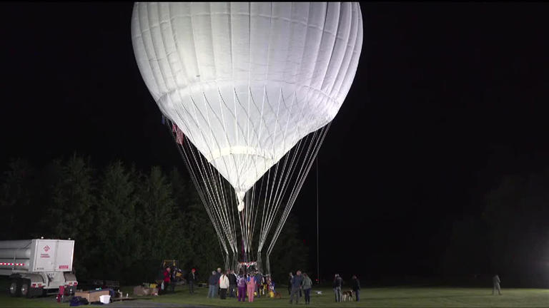 Atlantic explorer balloon launches from Presque Isle in attempted ...