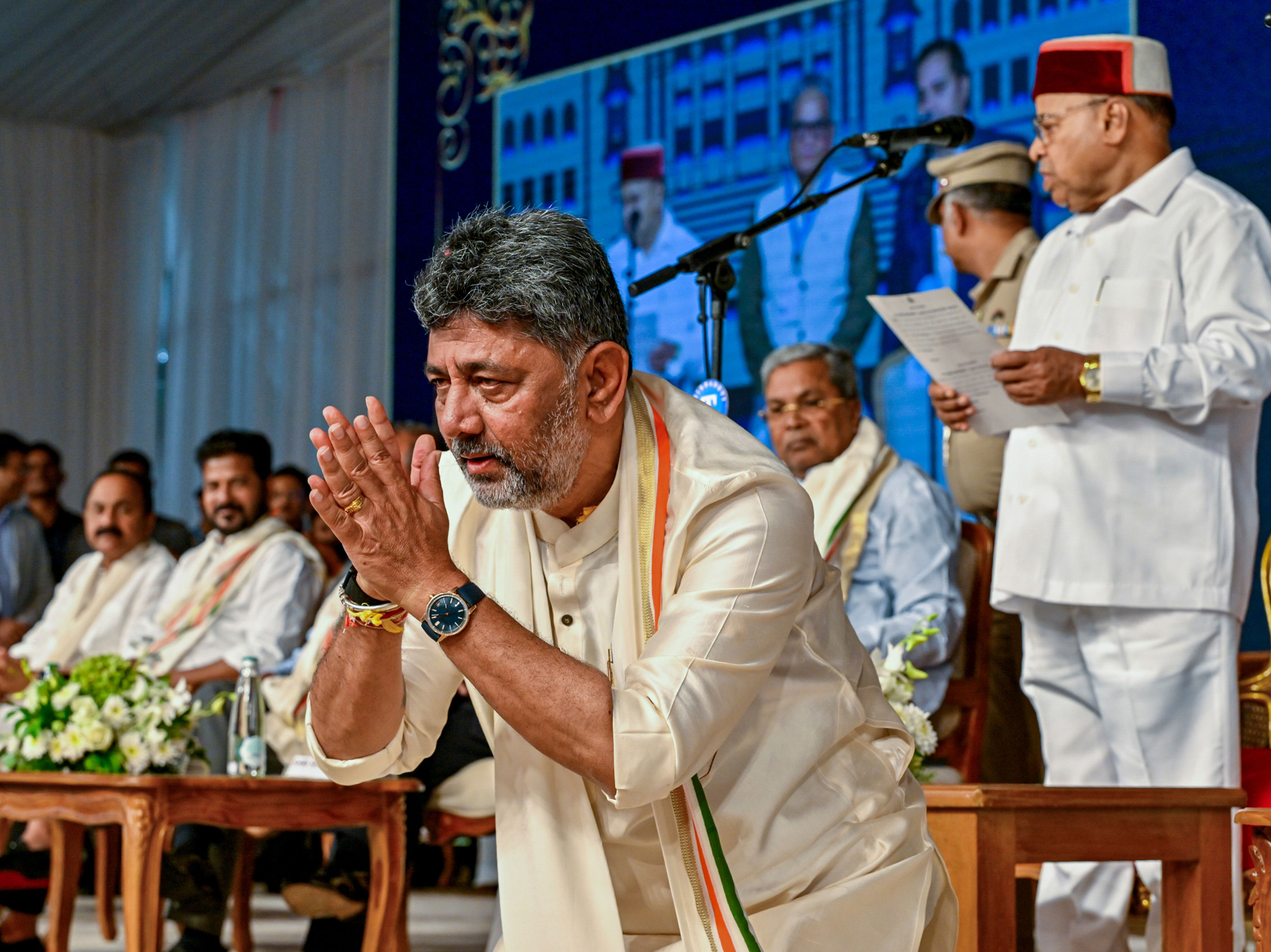 Karnataka Cabinet: Shivakumar Holds Finance, Kharge Gets Home