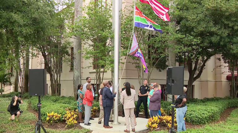 St. Pete kicks off Pride month with flag raising, community celebration