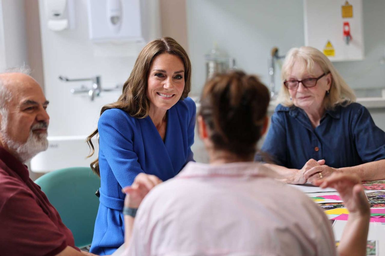 he Princess of Wales during a visit to The Christie NHS Foundation Trust in Manchester.