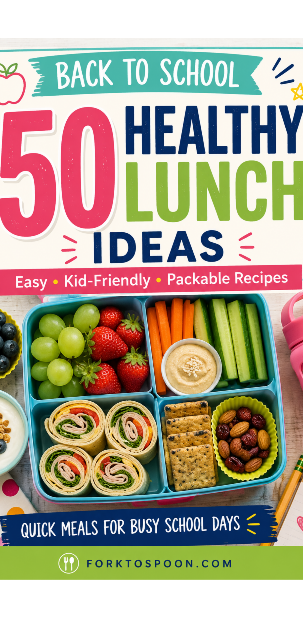 50 healthy back to school lunch ideas