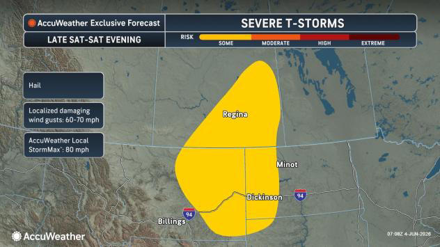 Severe storms to rumble across plains, spread eastward this weekend