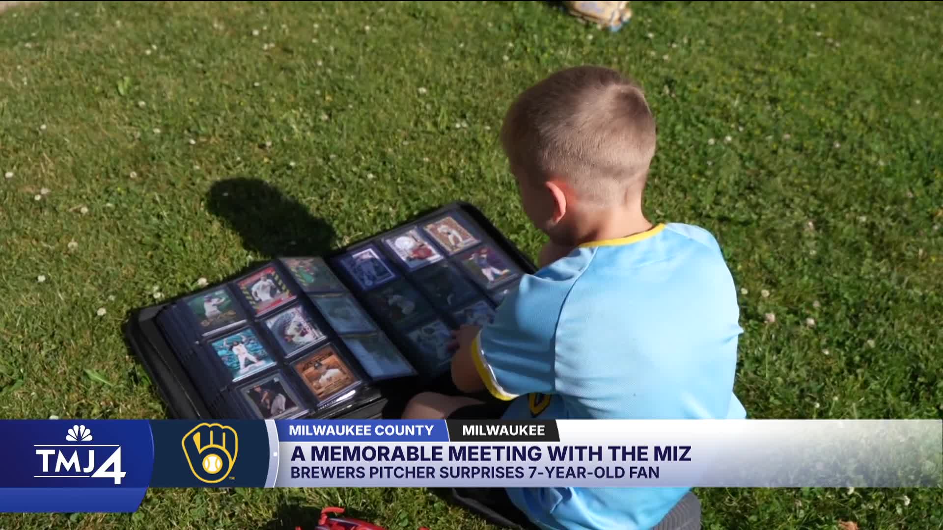 Brewers pitcher Jacob Misiorowski buys fan a pack of cards, signs his ...