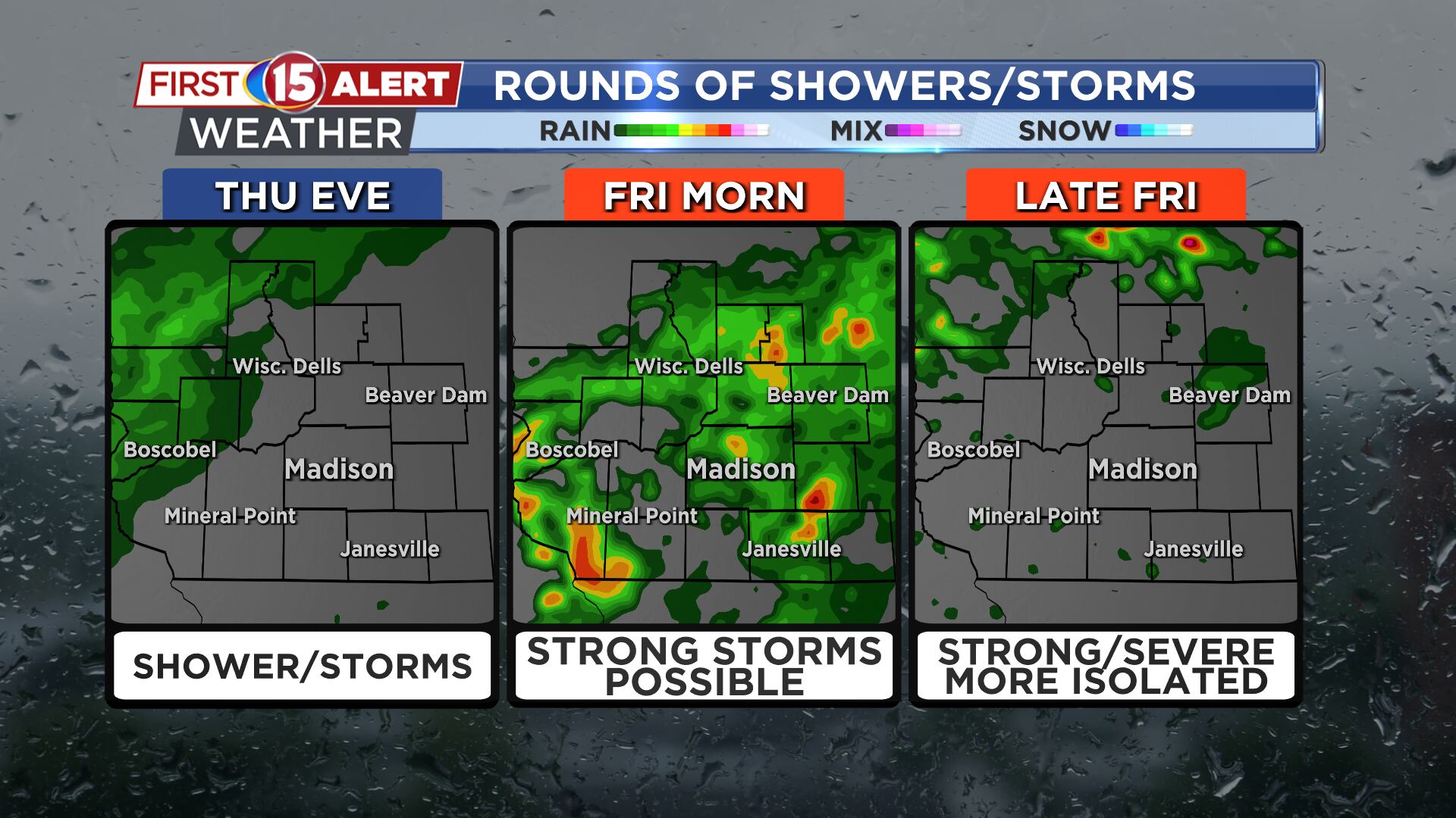 Friday is a First Alert Day as storms make a comeback