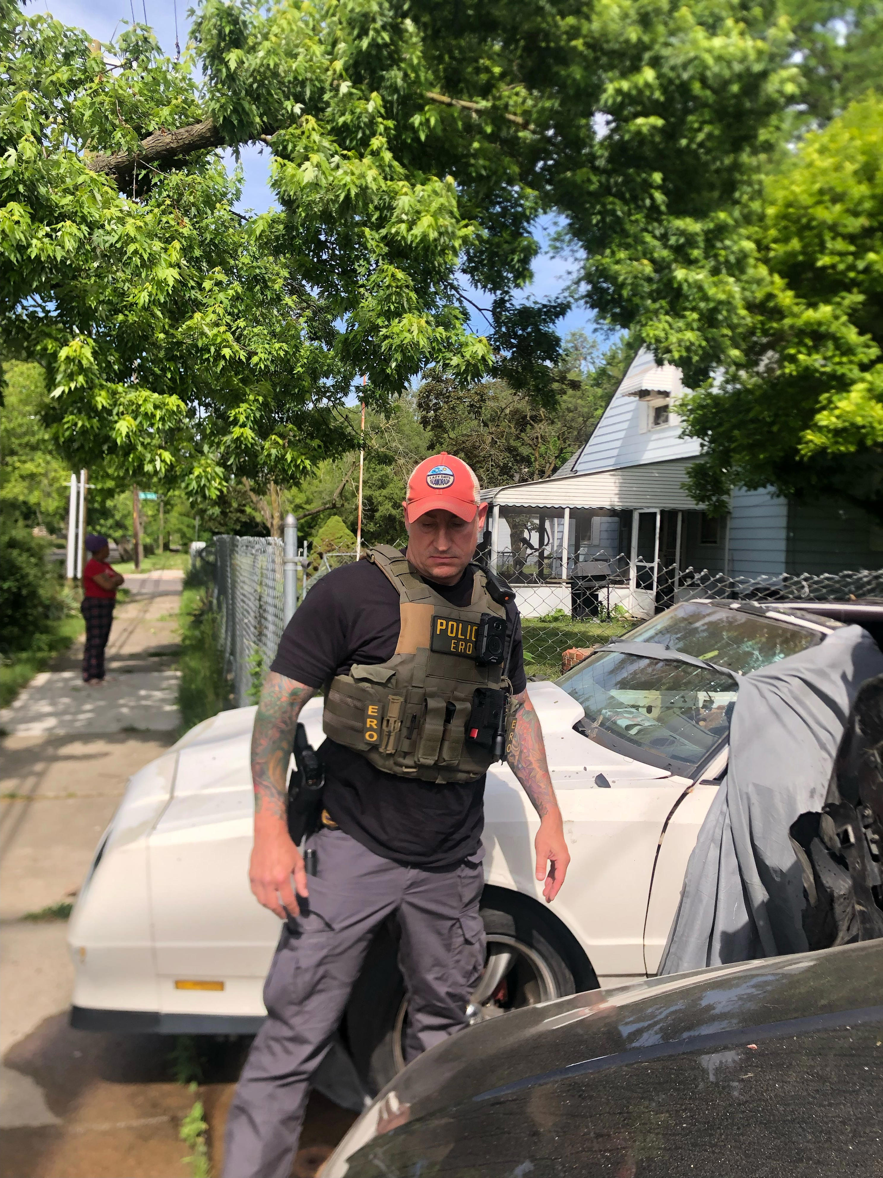 ICE: Man who pinned agent with car in Detroit crash, impaled, but stable