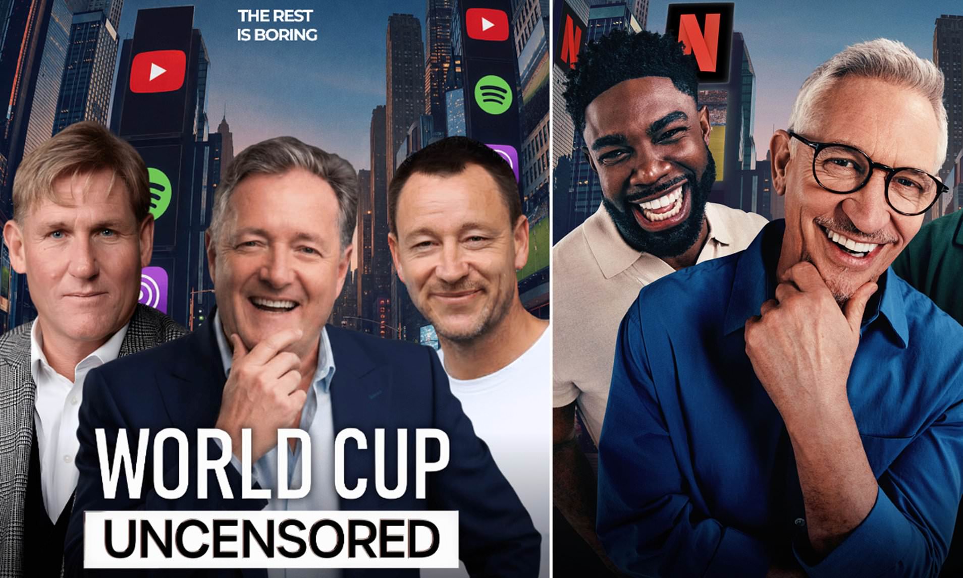World Cup podcast war heats up! Piers Morgan mocks Gary Lineker with ...