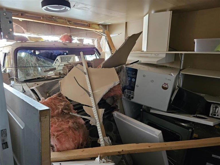 Two adults in hospital after van crashes into Stony Plain daycare, no ...