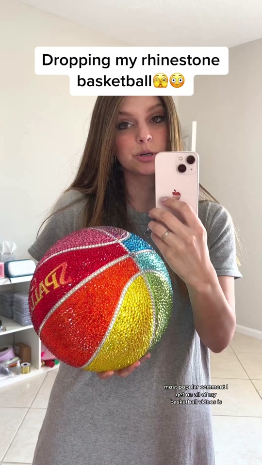 Sharing the story behind my rhinestone basketball