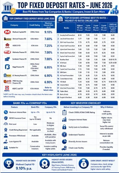 Looking beyond bank FDs? Company FDs offer up to 9.1% interest; here's ...