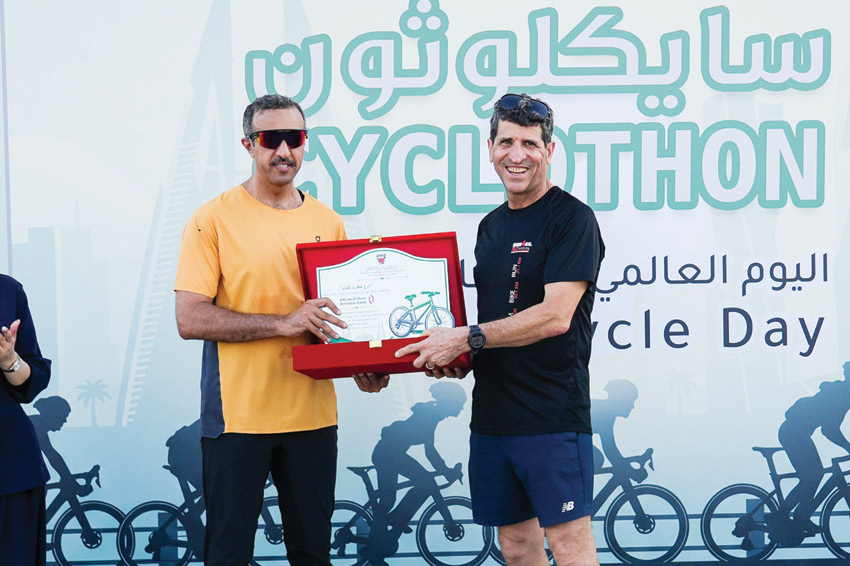 بمناسبة اليوم العالمي للدراجات الهوائيةوزارة المـواصلات والاتصالات تنظم فـعـالية «سايكلثون»