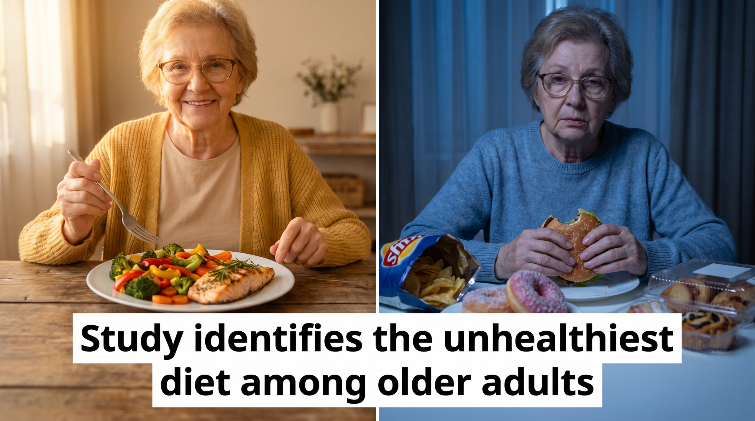 Study identifies the unhealthiest diet among older adults