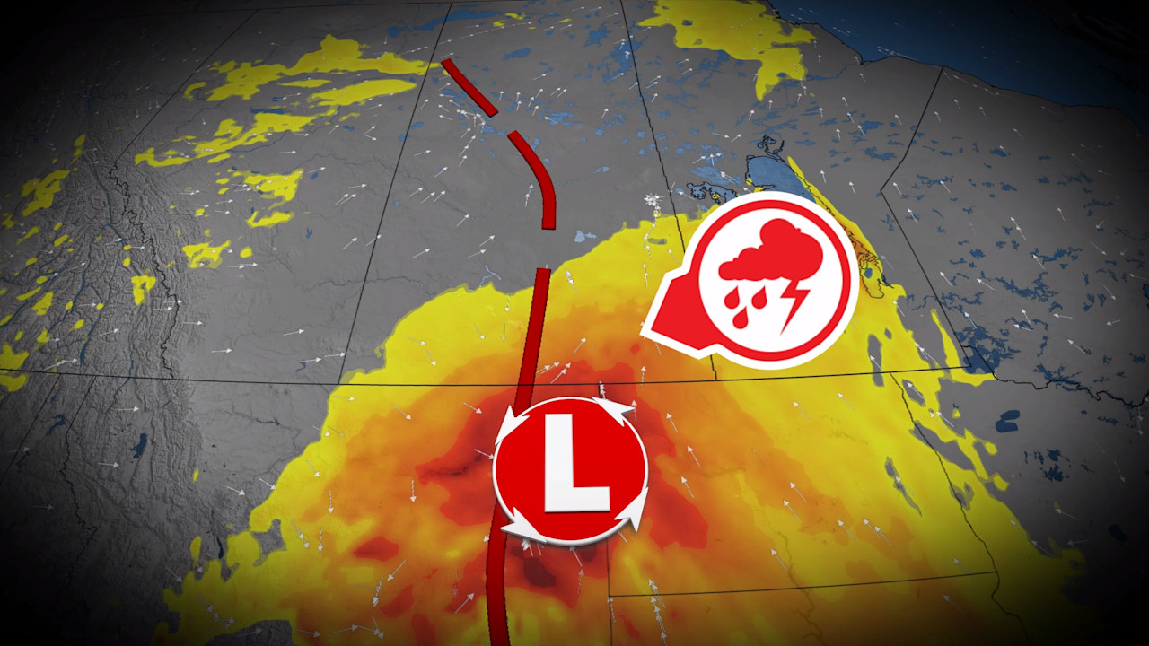 Heads up: Multi-day severe weather event shaping up on the Prairies