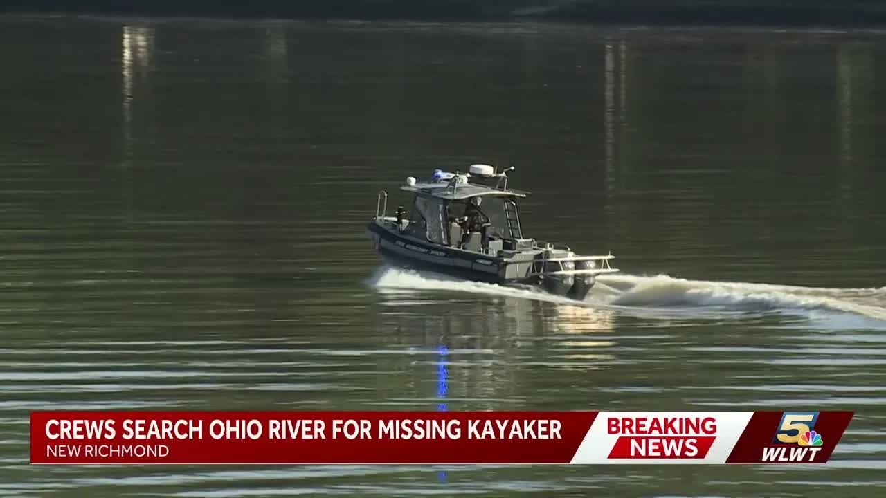 Crews search Ohio River for missing kayaker in Clermont County