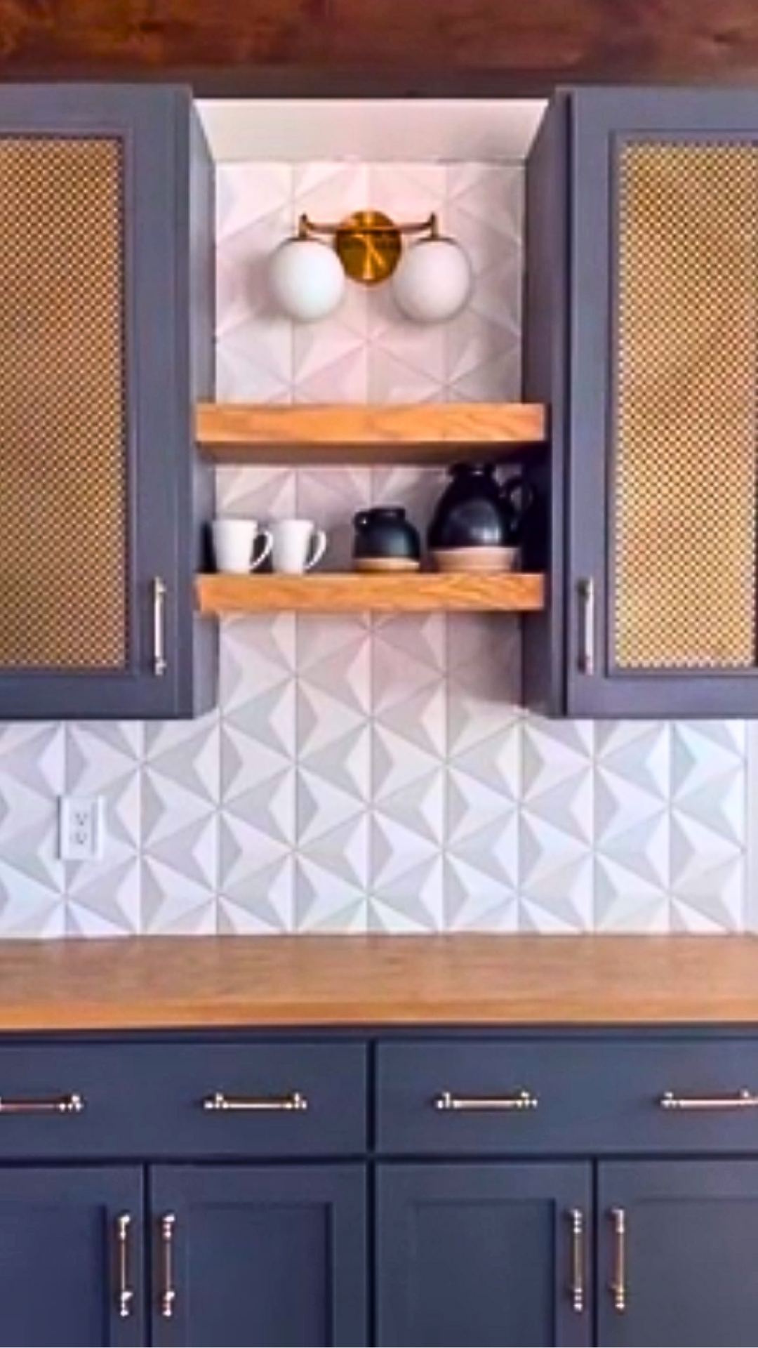 Picture Idea: Level Up Your Space With An Easy DIY Tile Backsplash
