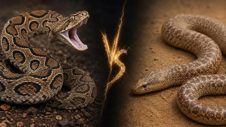 Russell's viper vs common sand boa: Appearance, behaviour and venom ...