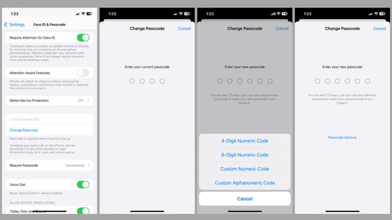 Never choose this pin code to lock your phone