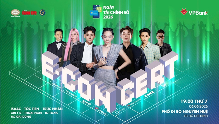 Dàn sao triệu view đổ bộ E-Concert tại Ngày tài chính số 2026, fan háo hức săn vé fanzone