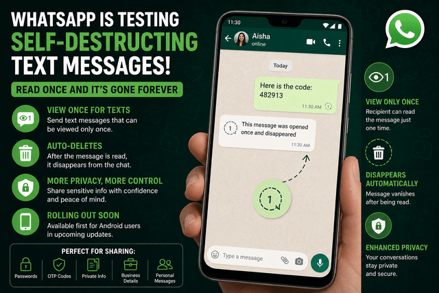 WhatsApp testing self-destructing texts: Messages may vanish forever ...