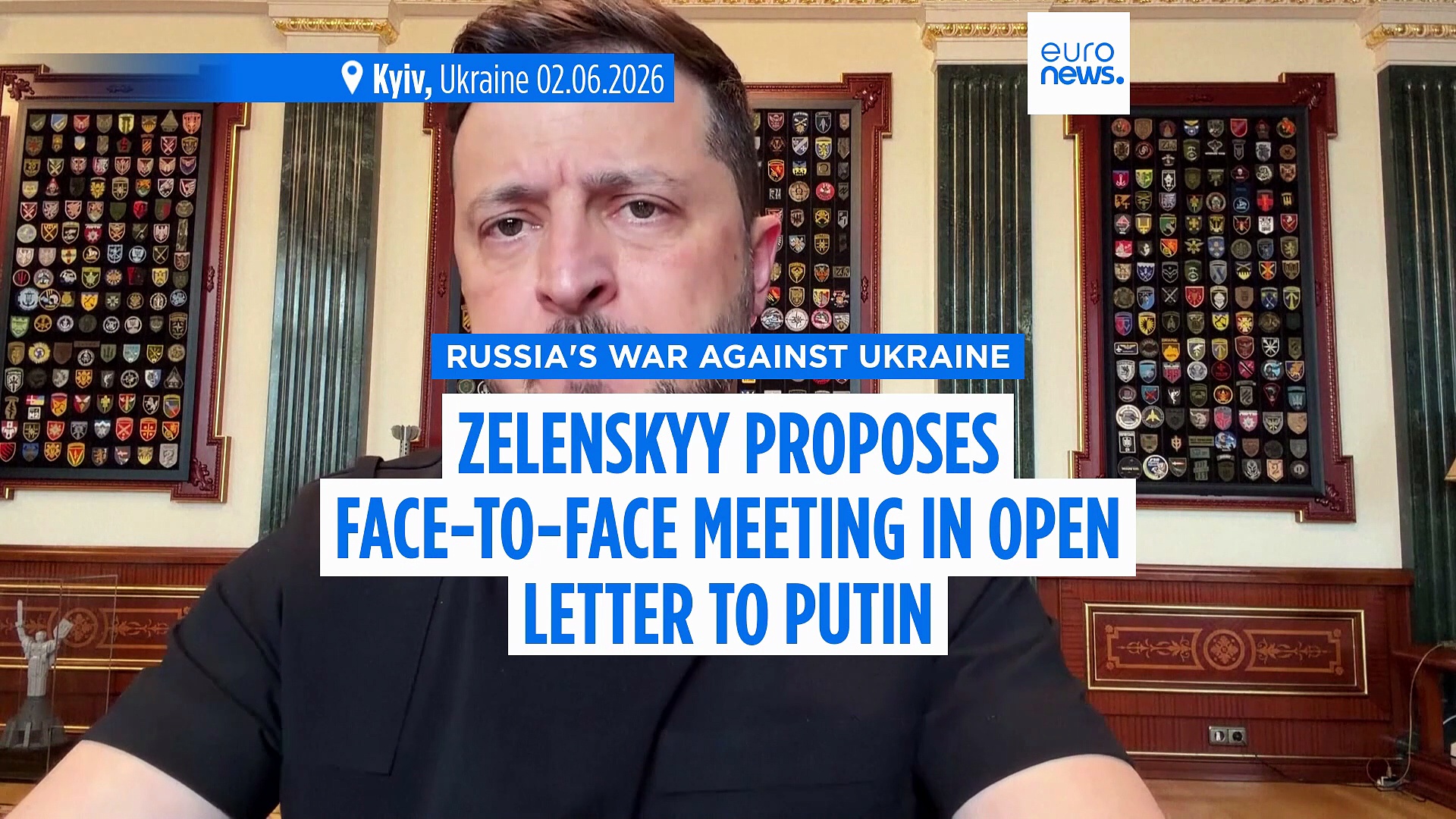 Zelenskyy proposes face-to-face meeting to discuss end of war in open ...