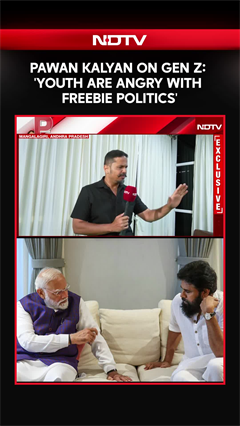 NDTV exclusive | Pawan Kalyan on Gen Z: 'Youth are angry with freebie ...