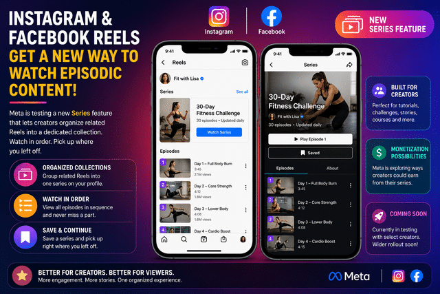 Instagram and Facebook reels may soon feel like Netflix: Meta tests new ...