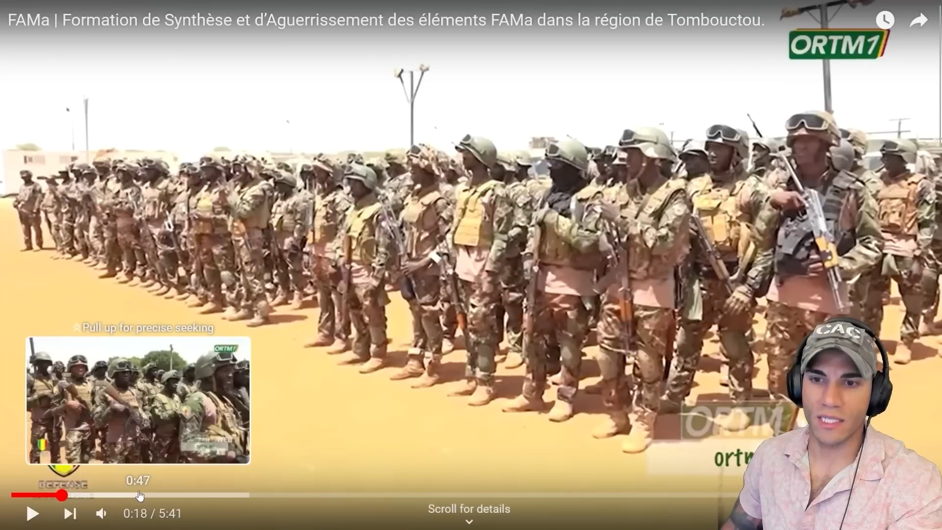 Inside a Malian rifle squad - Rare footage of structure and tactics