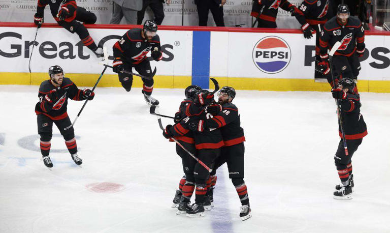 Canes come back for a dramatic Game 2 win against Vegas Golden Knights ...