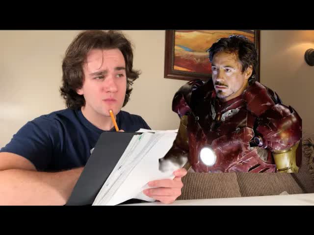 This job interview goes off the rails when Iron Man shows up