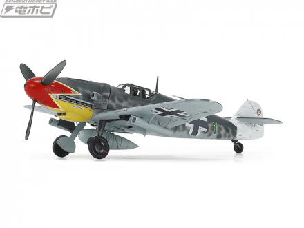 メッサーシュミットBf109G 1/48プラモデル完成作品 タミヤ「1/48 メッサーシュミット Bf109 G-6 後期生産型」プラモデル